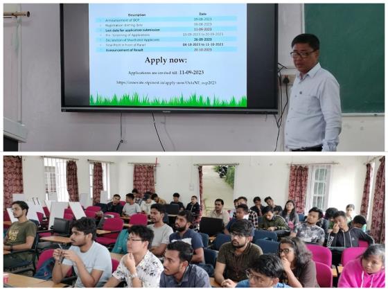 Outreach Shillong 23.08.2023 at National Institute Technology (NIT), Meghalaya